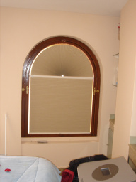 Cortinas plisadas para formas circulares e irregulares Sistema de cortina especial para formas circulares e irregulares.